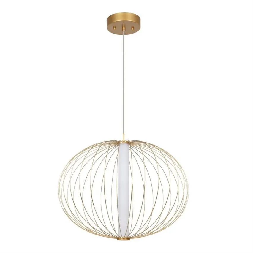 TREVISO gold LED-Pendelleuchte 28W 2400lm 4000K Licht Prestige LP-798/1P L GD