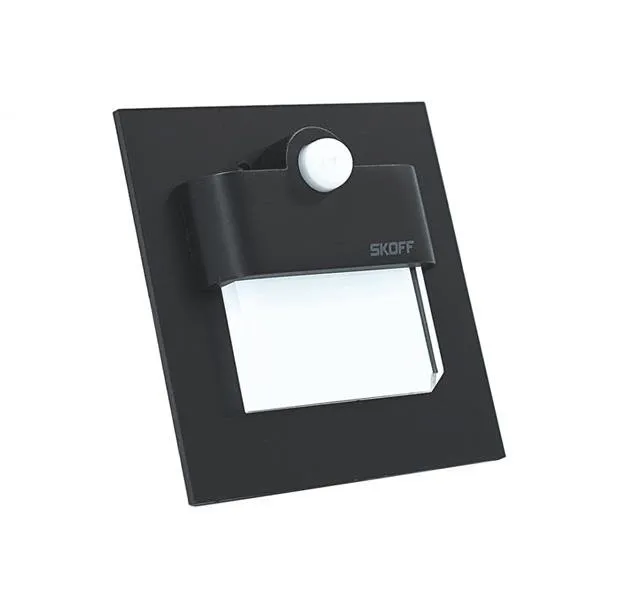 Tango LED PIR 120 Leuchte mit Bewegungsmelder 3800K schwarz 230V AC Bewegungsmelderleuchte Skoff MM-TAN-D-H