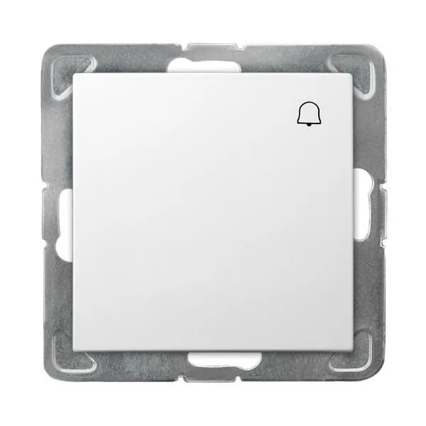 Taster mit Klingel-Symbol weiss Ospel Impression ŁP-6Y/m/00