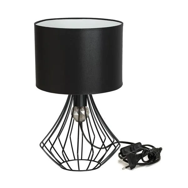 Tischlampe Schreibtischlampe Nachtlicht Industrial Schwarz 5xE27 Milagro JEWEL BLACK MLP4214