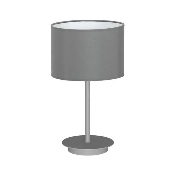 Tischlampe grau rund 1xE27 Milagro BARI WHITE MLP4690