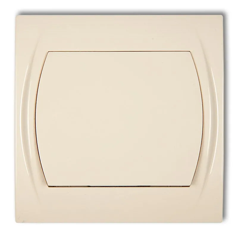 Treppenhaus-Schalter (eine Taste, ohne Piktogramm) beige 1LWP-3.1