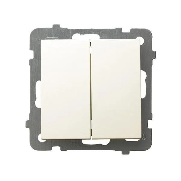 Treppenschalter + unipolar weiss Ospel As ŁP-9G/m/27