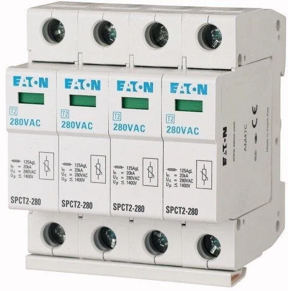 Überspannungs-Ableiter Klasse C 20kA SPCT2-280/4 Eaton Moeller