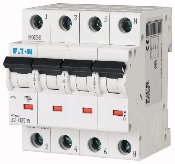 Überstrom-Schutzschalter 3P+N C 13A 6kA AC CLS6-C13/3N-DP 270487