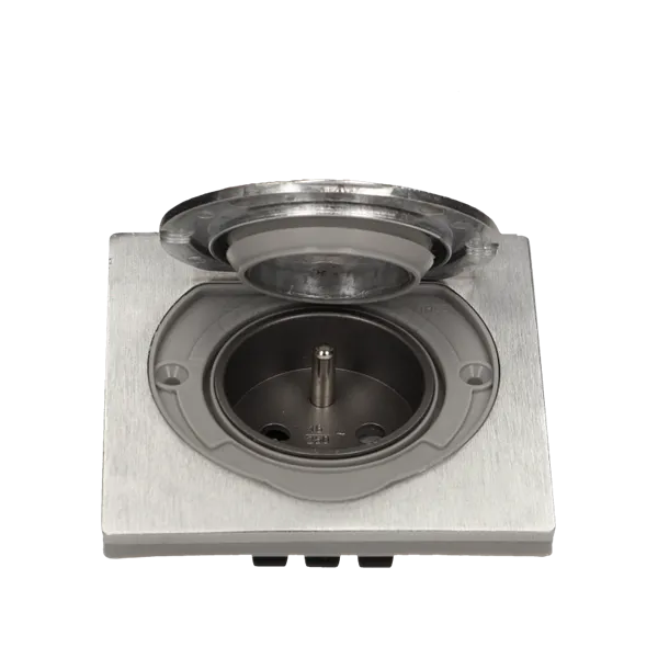 Unterputz-Unterputzdose, 2P+Z, IP55, Edelstahl, OR-AE-1397, Orno