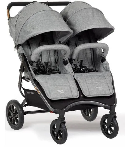 Valco Snap Duo Sport Tailor Made Kinderwagen Walking Twin Grau Marle
