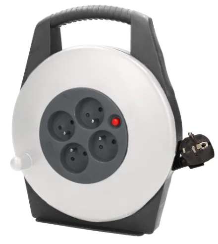 Verlängerungskabel, 4 Steckdosen 2P+Z, Polyvinyl H05VV-F 3x1mm2 - 10m, Orno OR-AE-13113/G