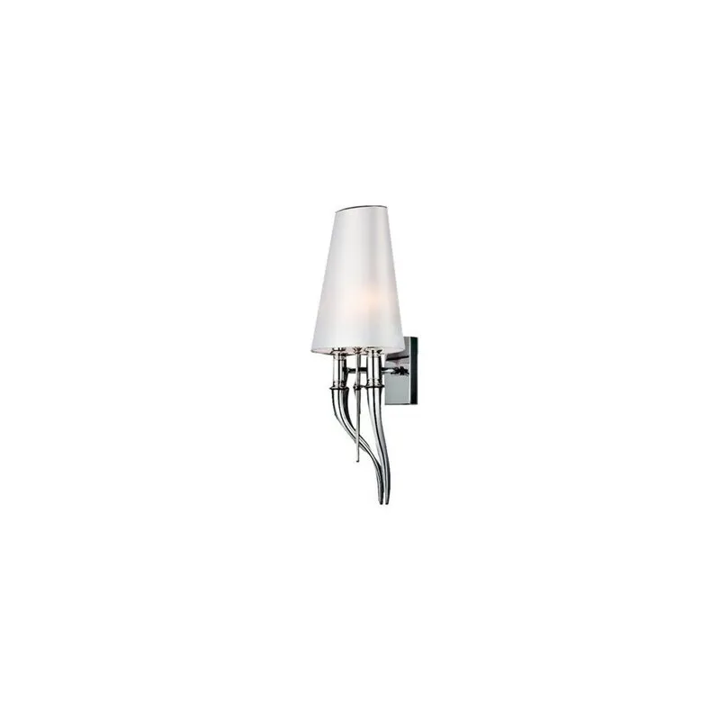Wandlampe Diablo Modern Metall, Textilmaterial Weiß Azzardo AZ0087