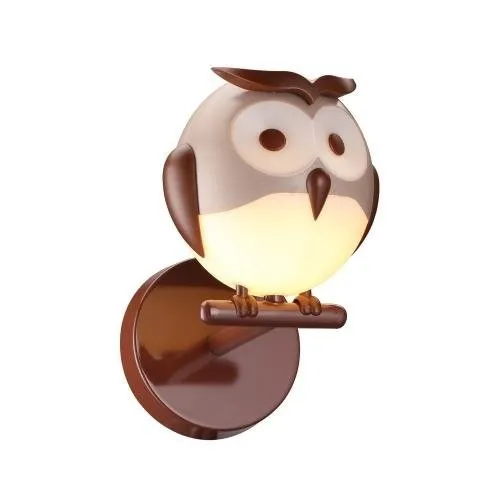 Wandleuchte Eule 1XG9 LED mehrfarbig IP20 Milagro