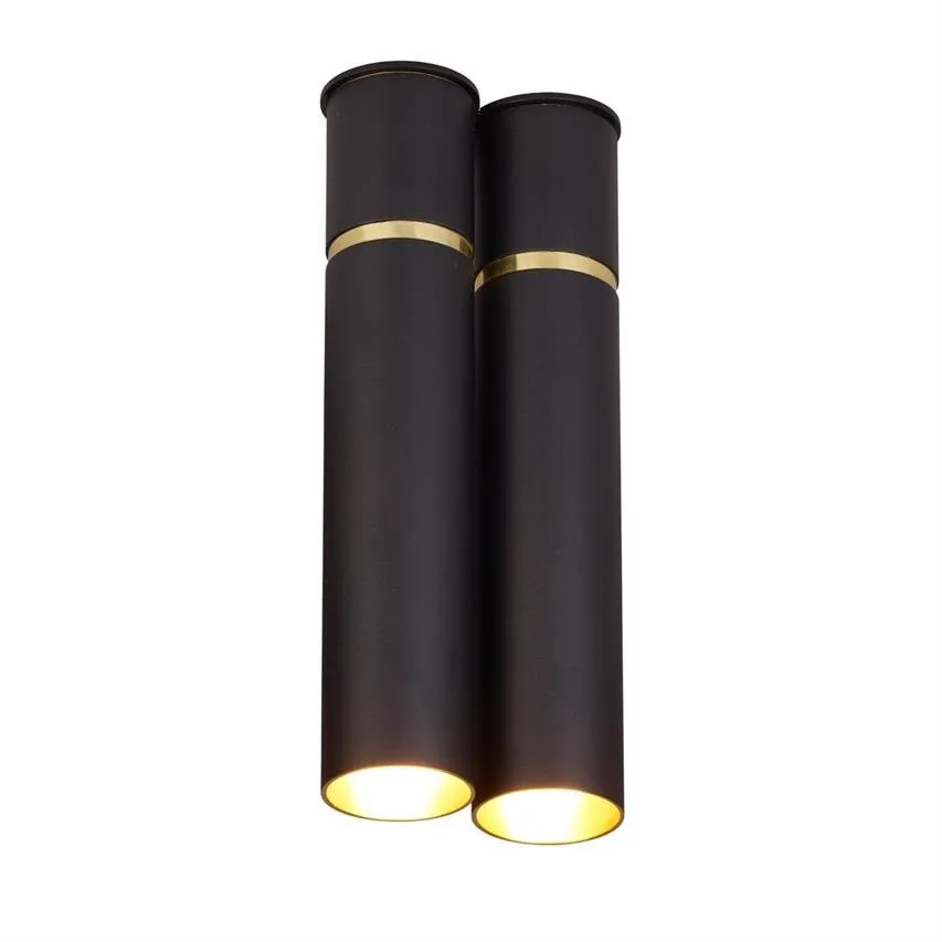 Wandleuchte LIBRA schwarz, gold 2x E14 40W IP20 Milagro