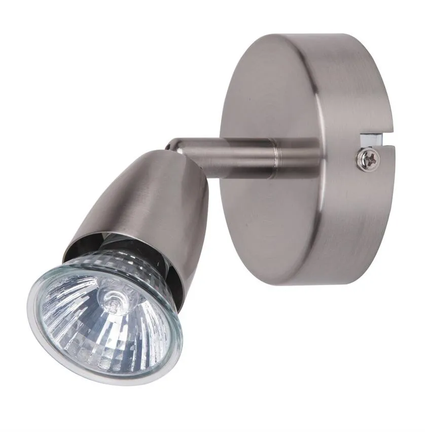 Wandleuchte NORMAN Chrom satiniert GU10 50W IP20 Rabalux