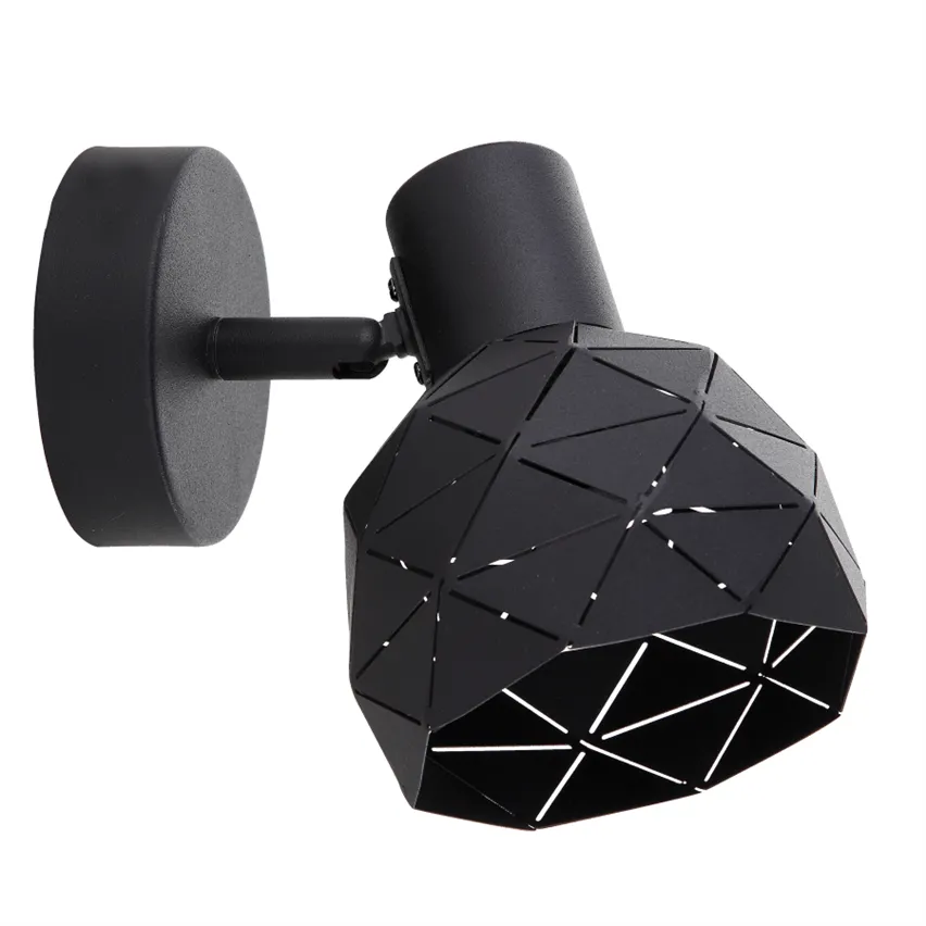 Wandleuchte REUS schwarz E14 40W Light Prestige LP-8069/1WS BK