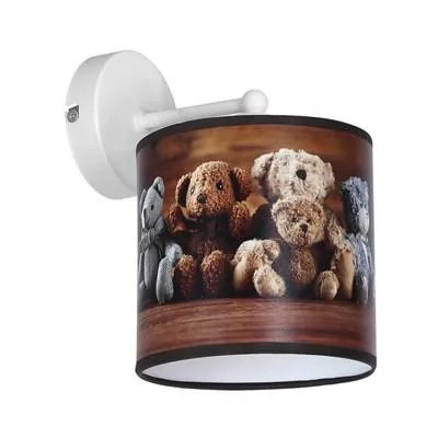 Wandleuchte TEDDY BEAR mehrfarbig E27 60W IP20 Milagro