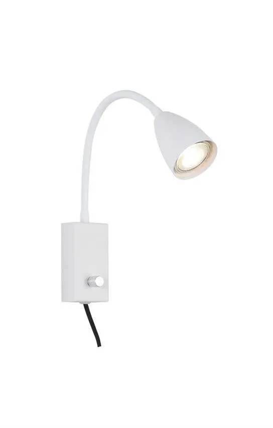 Wandleuchte mit Schalter MIKA GU10 weiß Rabalux 6720