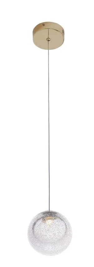 ZOE LED-Pendelleuchte 1.5W 3000K 105lm Kugel gold Maxlight P0389