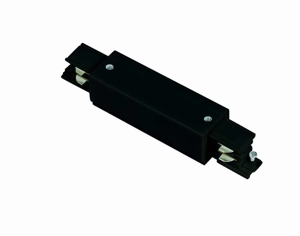 Zentrale Stromversorgung schwarz für 3F Light Prestige LP-551/3F BK Stromschienen