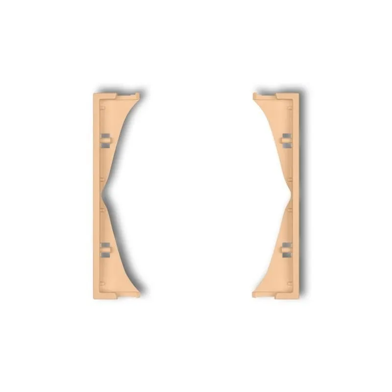 Zwischenrahmen für Doppelsteckdosen pfirsich (Serie/Kategorie: ERGÄNZENDE PRODUKTE) 45MRP-2