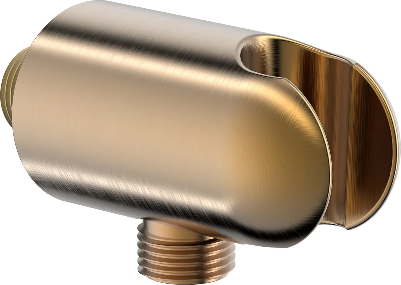 Wandanschlussbogen 2900-81 Bronze gebürstet