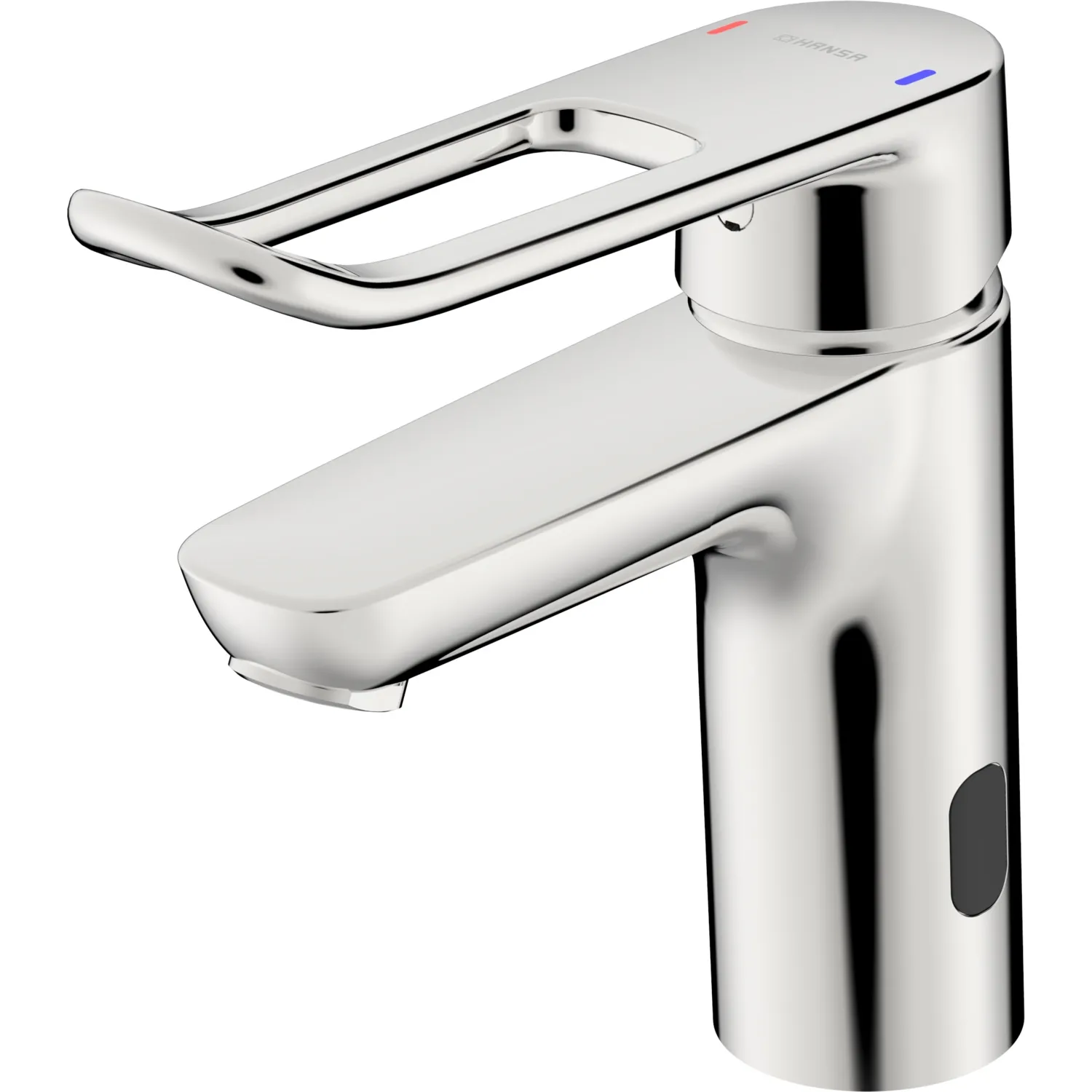 Hansa Waschtischarmatur, elektronisch „Clinica“ Ausladung 115 mm in Chrom