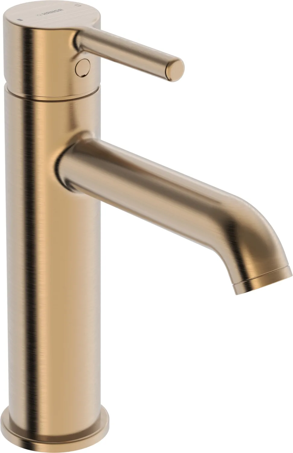 Einhand-Waschtischarmatur „Vantis Style“ Ausladung 133 mm in Brushed bronze