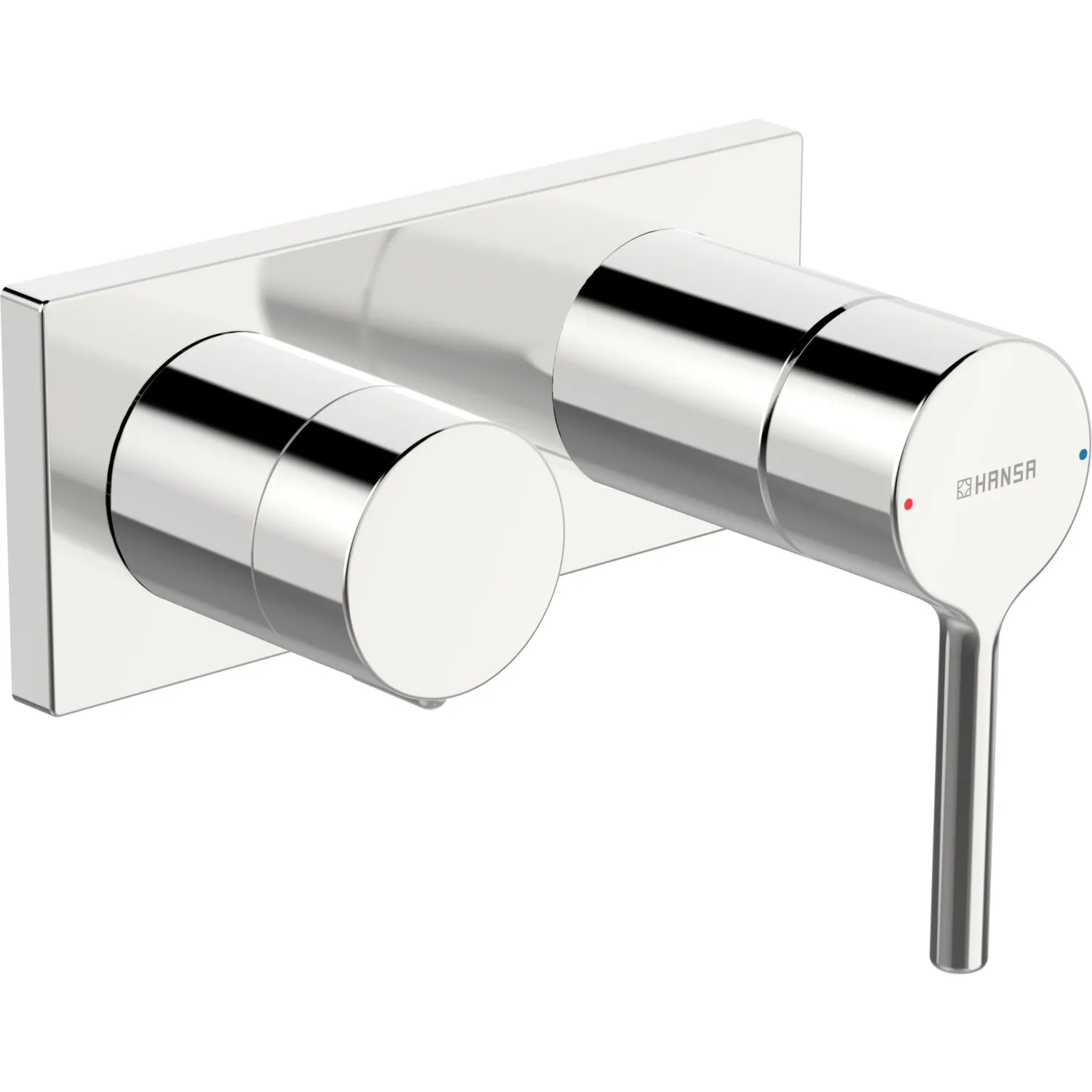 EHM Fertigmontageset für Wanne/Brause VANTIS Style 5482 Rosette eckig Chrom