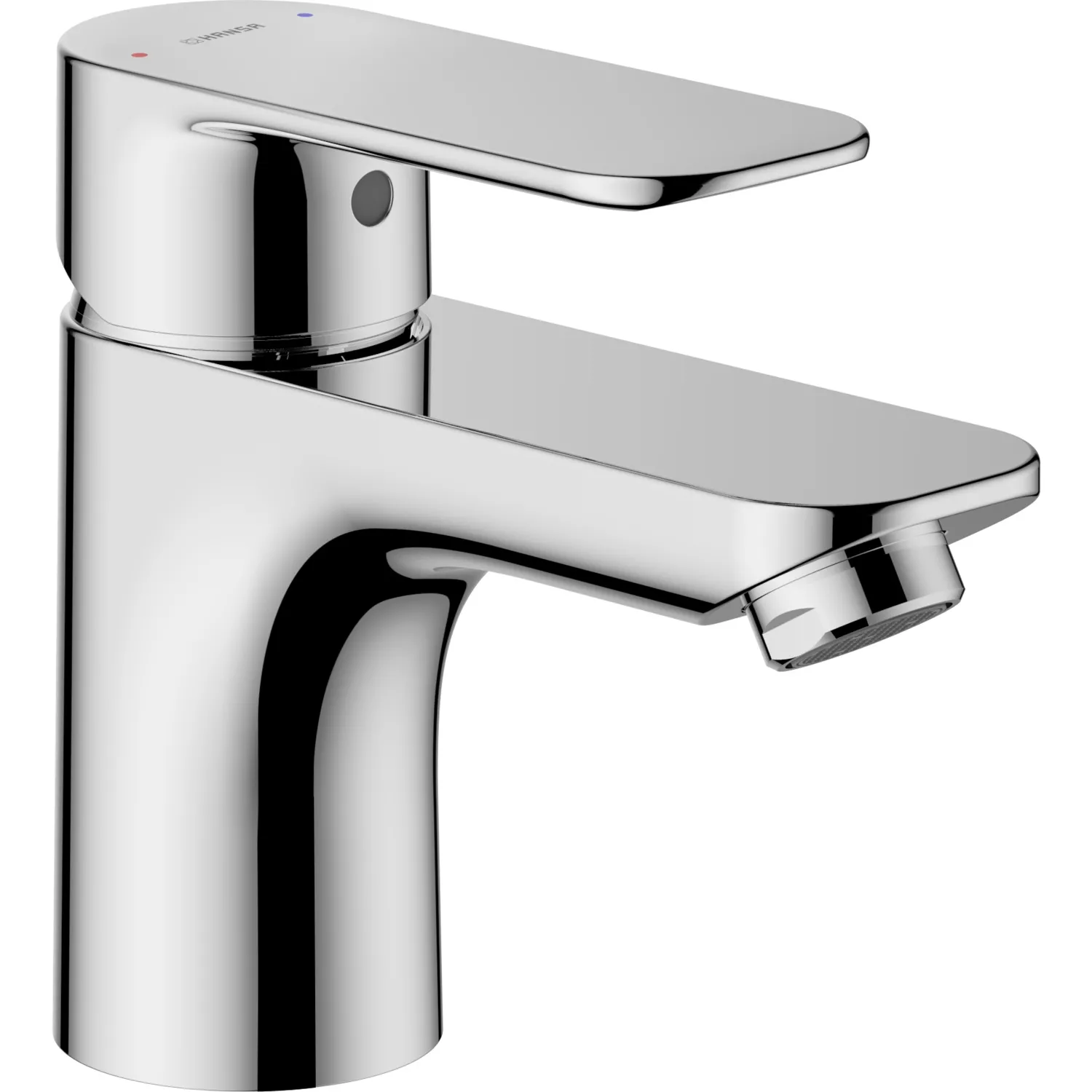 Einhand-Waschtischarmatur „Basic“ Ausladung 101 mm in Chrom