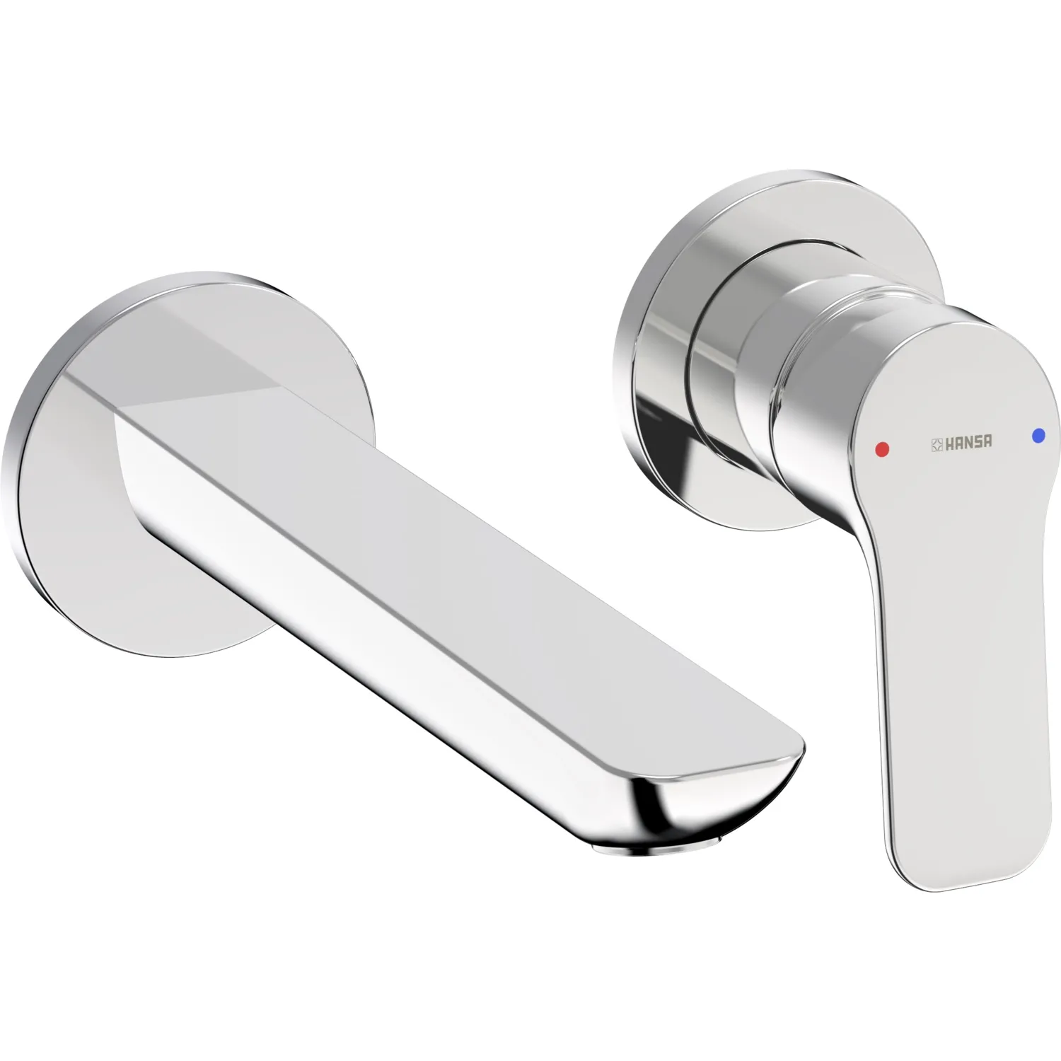 EHM Fertigset für Waschtisch-Batterie BASIC 5560 Ausladung 185 mm Chrom