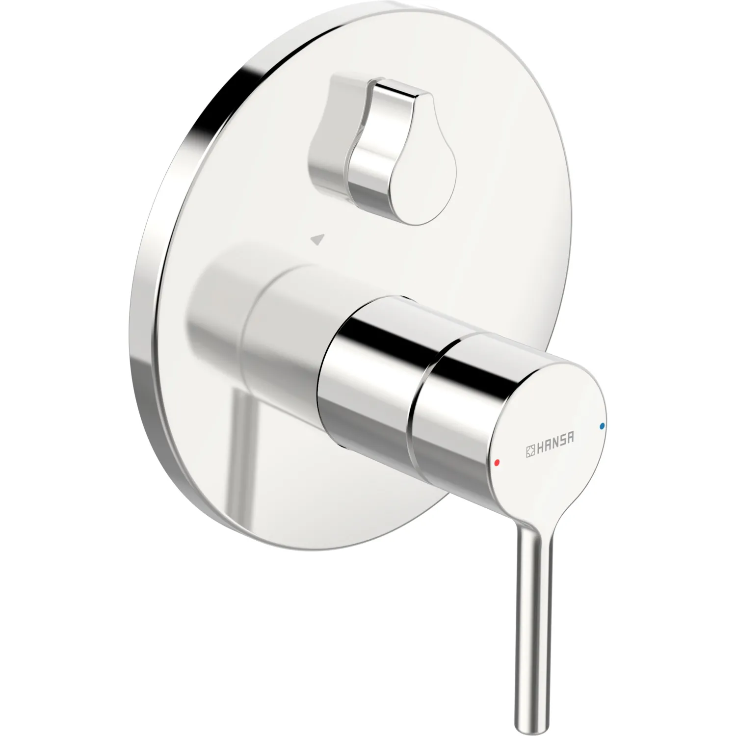 EHM Fertigmontageset für Wanne/Brause VANTIS 8260 Rosette rund mit Sicherungseinrichtung Chrom Pinhebel