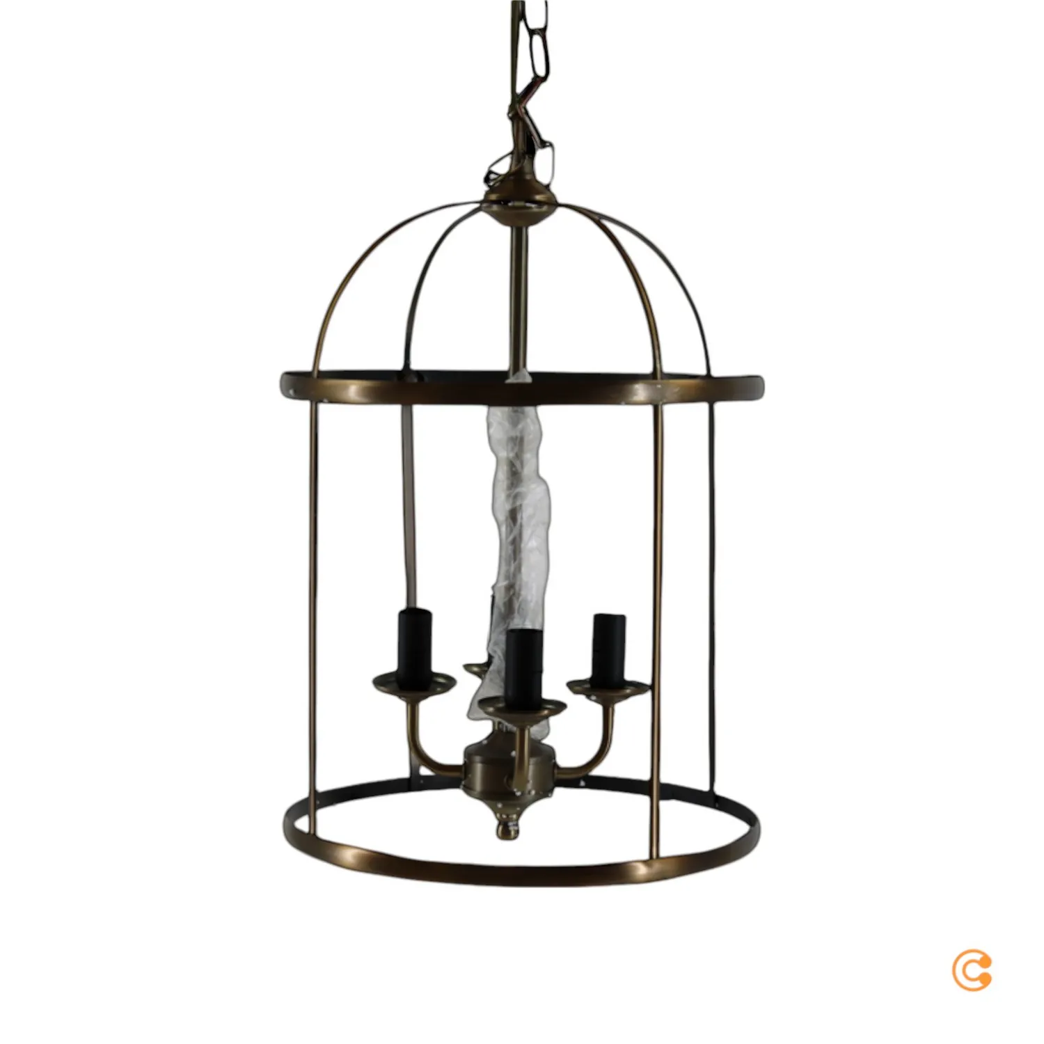 Steinhauer Pendelleuchte Laternenpendelleuchte Pimpernel Hängeleuchte E14 Bronze B-Ware