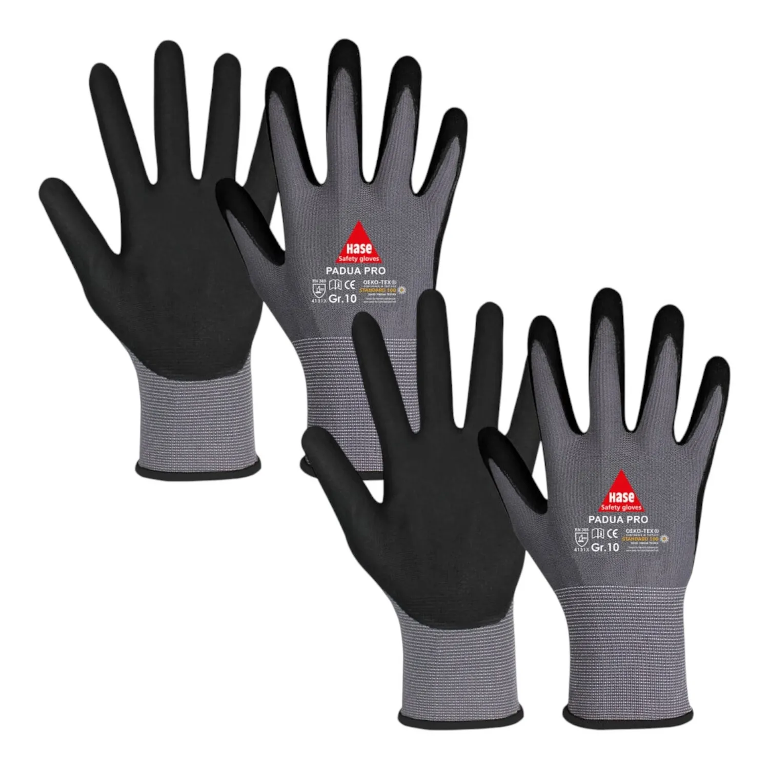 Hase Schutzhandschuhe Arbeitshandschuhe Padua Pro Größe 9 Handschuhe 2 Stück B-Ware