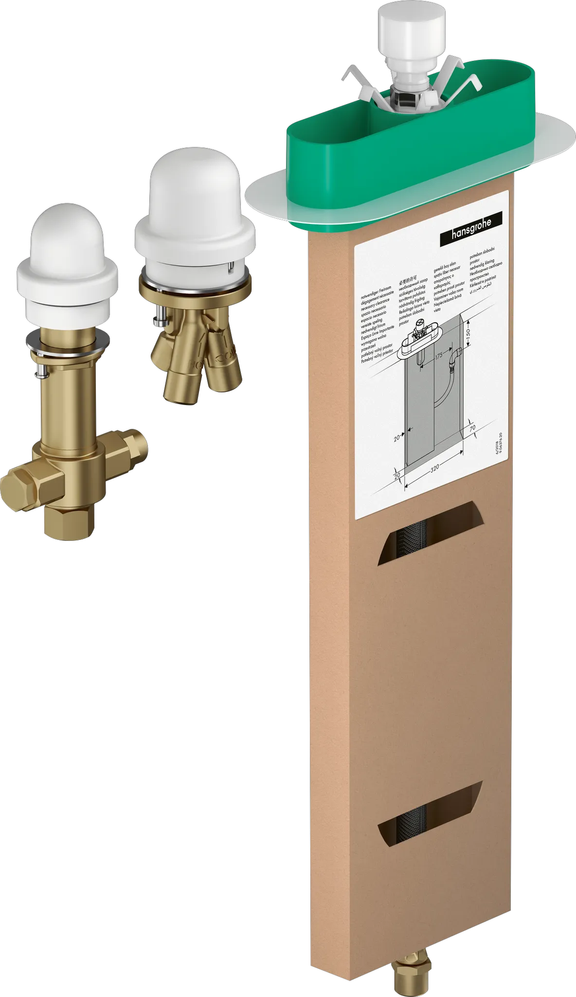 Hansgrohe Unterputz-Armatur Ausladung 0 mm