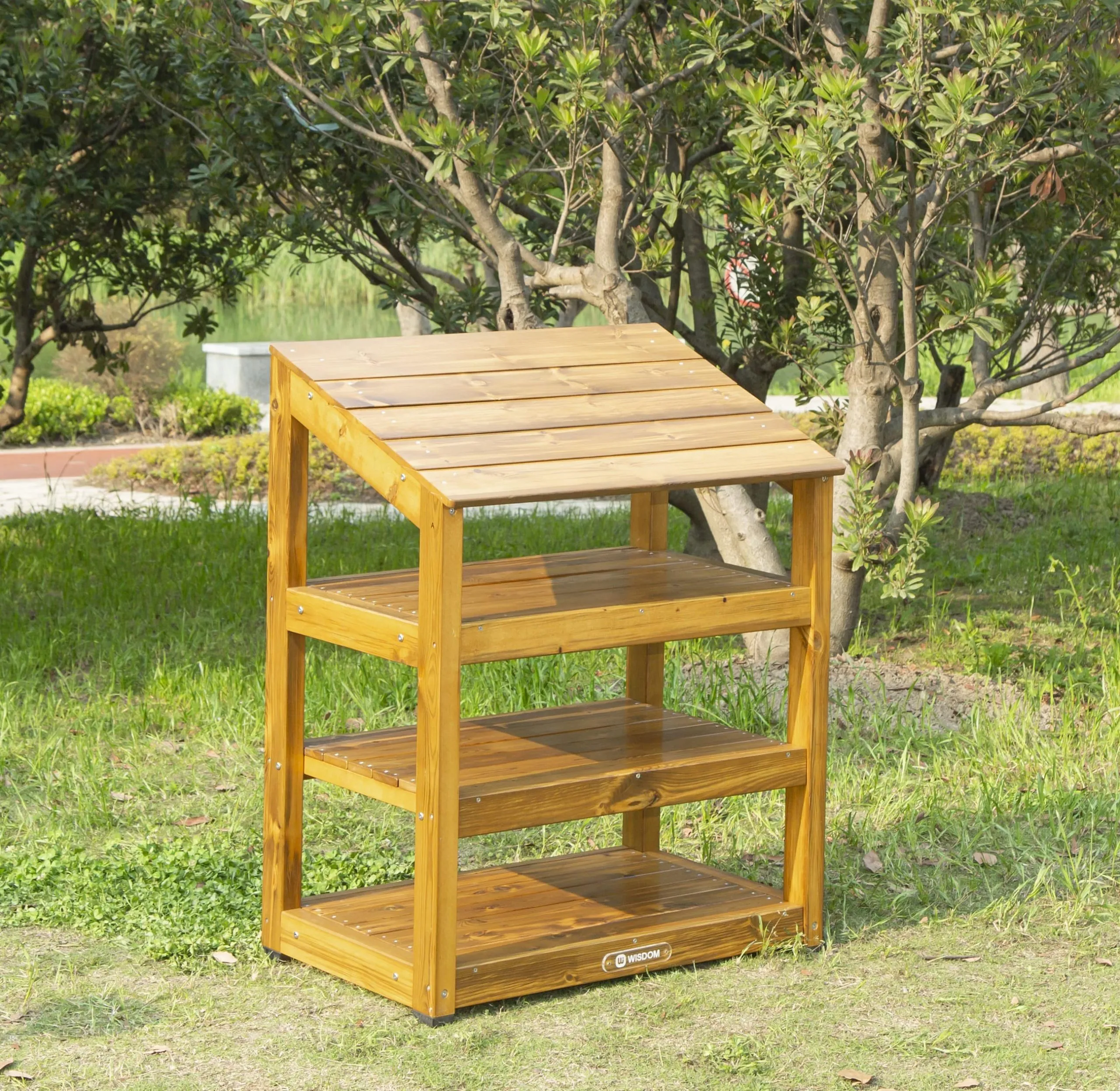 Wisdom Outdoor Regal mit offenen oder geschlossenen Seiten