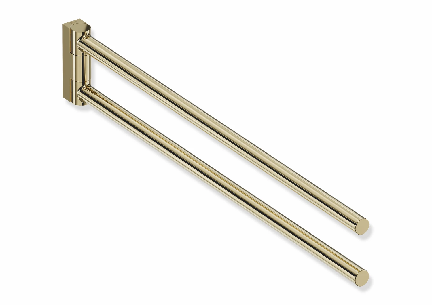 Handtuchhalter des Systems 162, Edelstahl, PVD, Länge 446 mm, in Farbe CK (Messing glänzend)