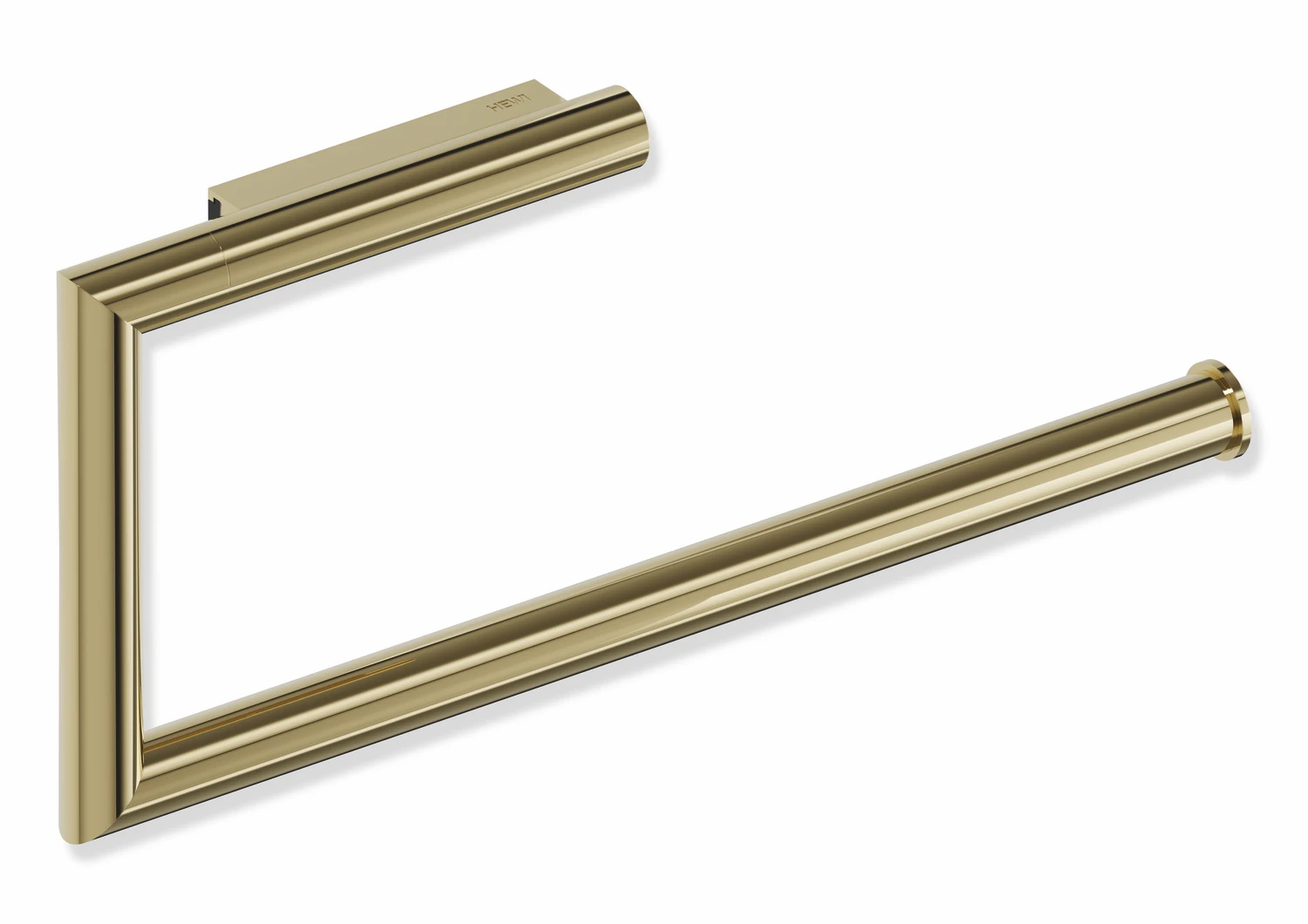 WC-Papierhalter 2-fach des Systems 162, Edelstahl, PVD, B: 250 mm, H: 110 mm, für 2 WC-Papierrollen, in Farbe CK (Messing glänzend)