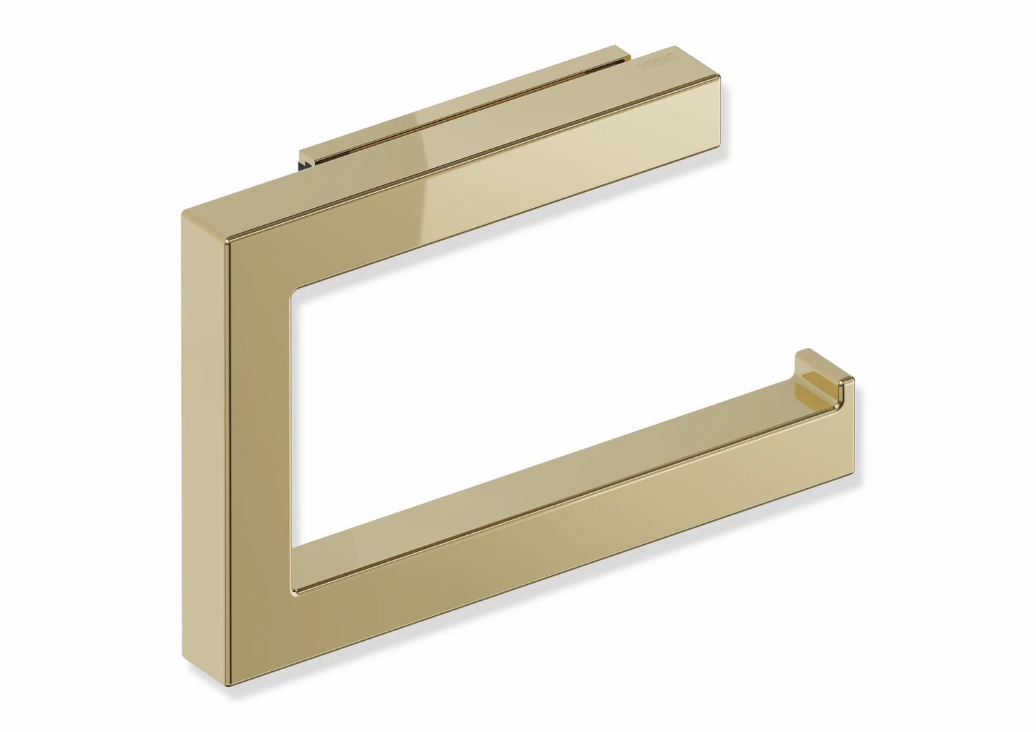 WC-Papierhalter, Edelstahl, PVD, Breite 140 mm, Höhe 90 mm, Tiefe 22 mm, in Farbe CK (Messing glänzend)