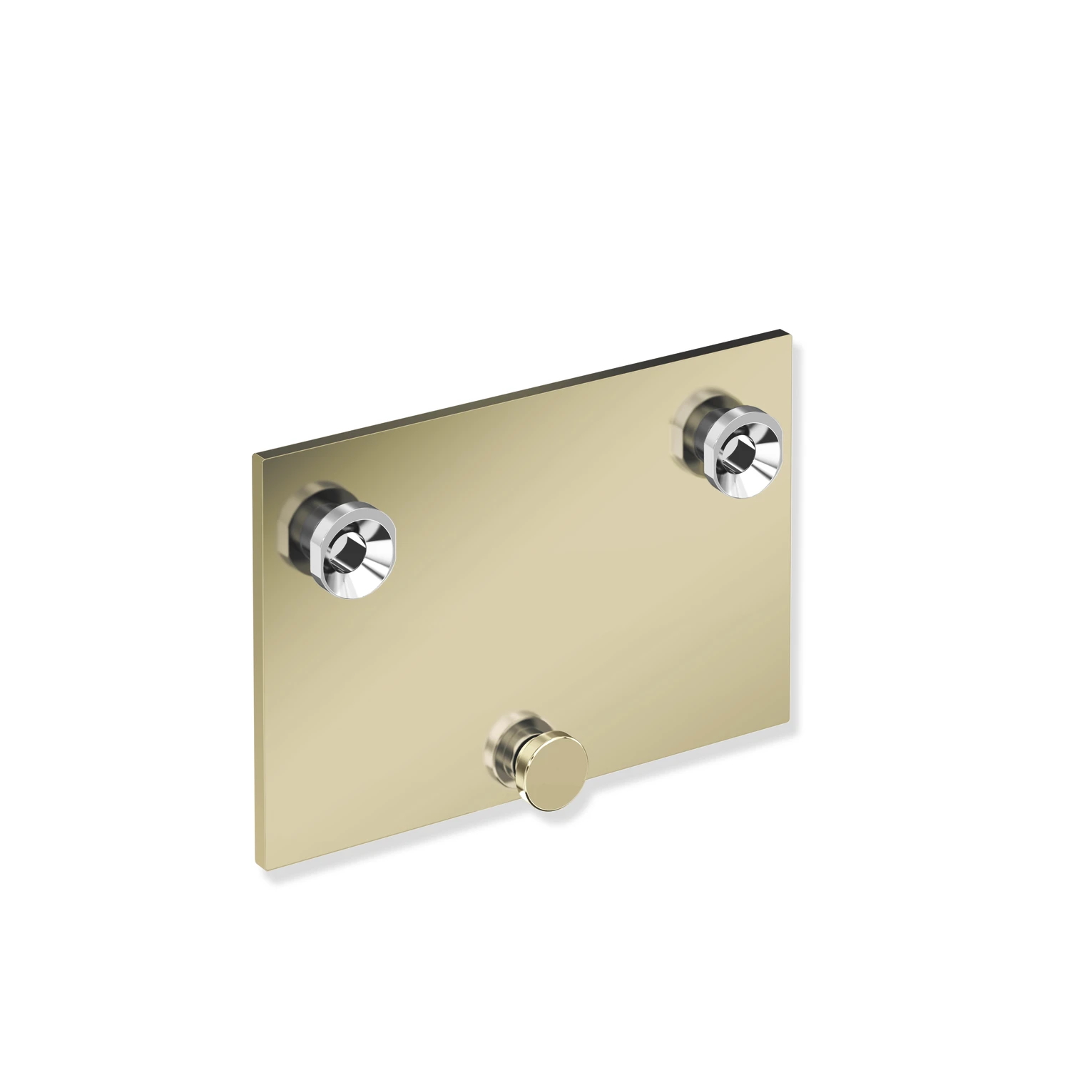 Montageplatte des Systems 900, Edelstahl, PVD, zur Aufnahme und Fixierung der mobilen Sitze 900.51.4..., in Farbe CK (Messing glänzend)