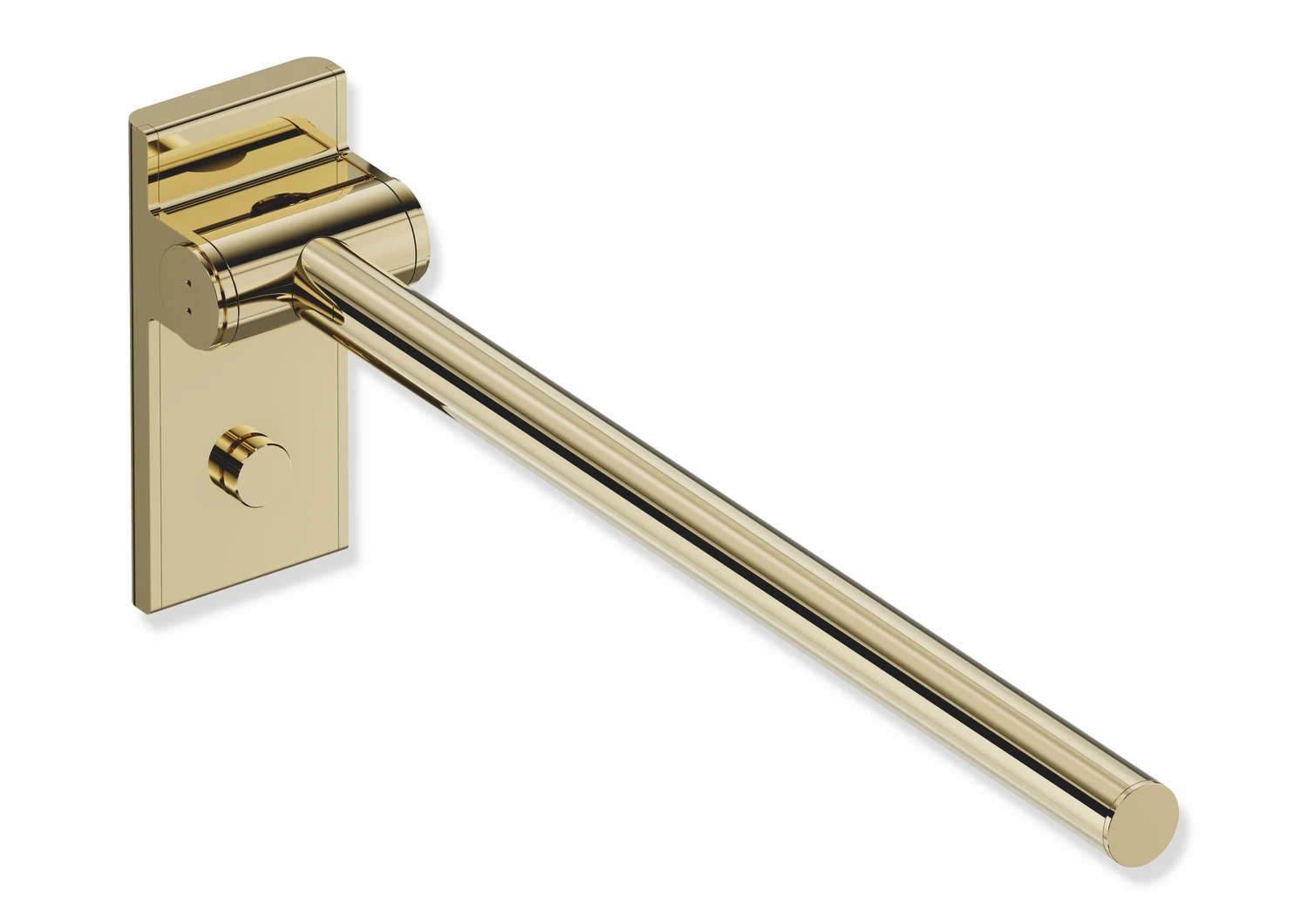 Stützklappgriff Mono, Design A des Systems 900, Edelstahl, PVD, Ausladung 600 mm, in Farbe CK (Messing glänzend)