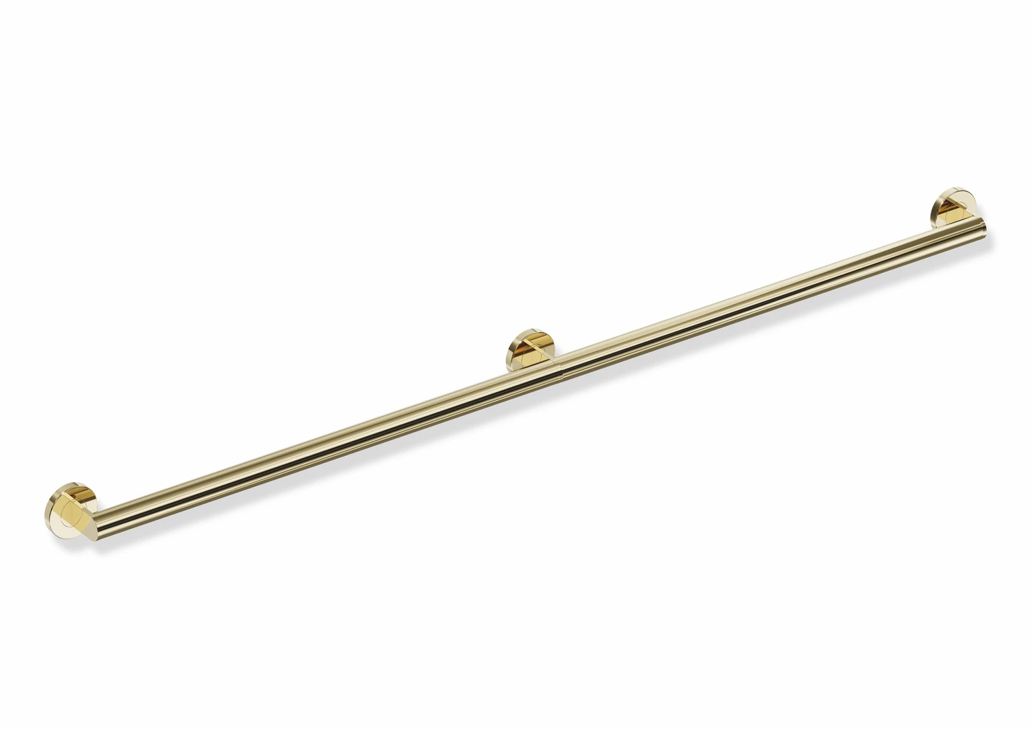 HaltegriffEdelstahl, PVD, Achsmaß 1321 mm, Tiefe 70 mm, Stangendurchmesser 32 mm, in Farbe CK (Messing glänzend)