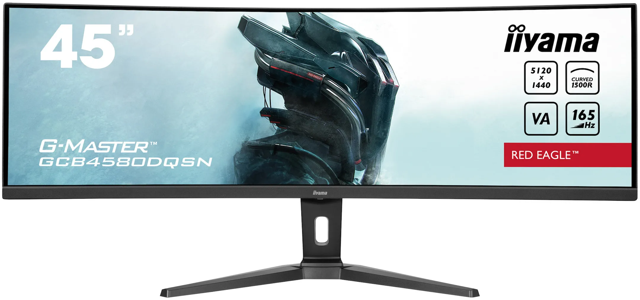 iiyama GCB4580DQSN-B1 45" VA Monitor, 5120 x 1440, 165Hz, 1ms