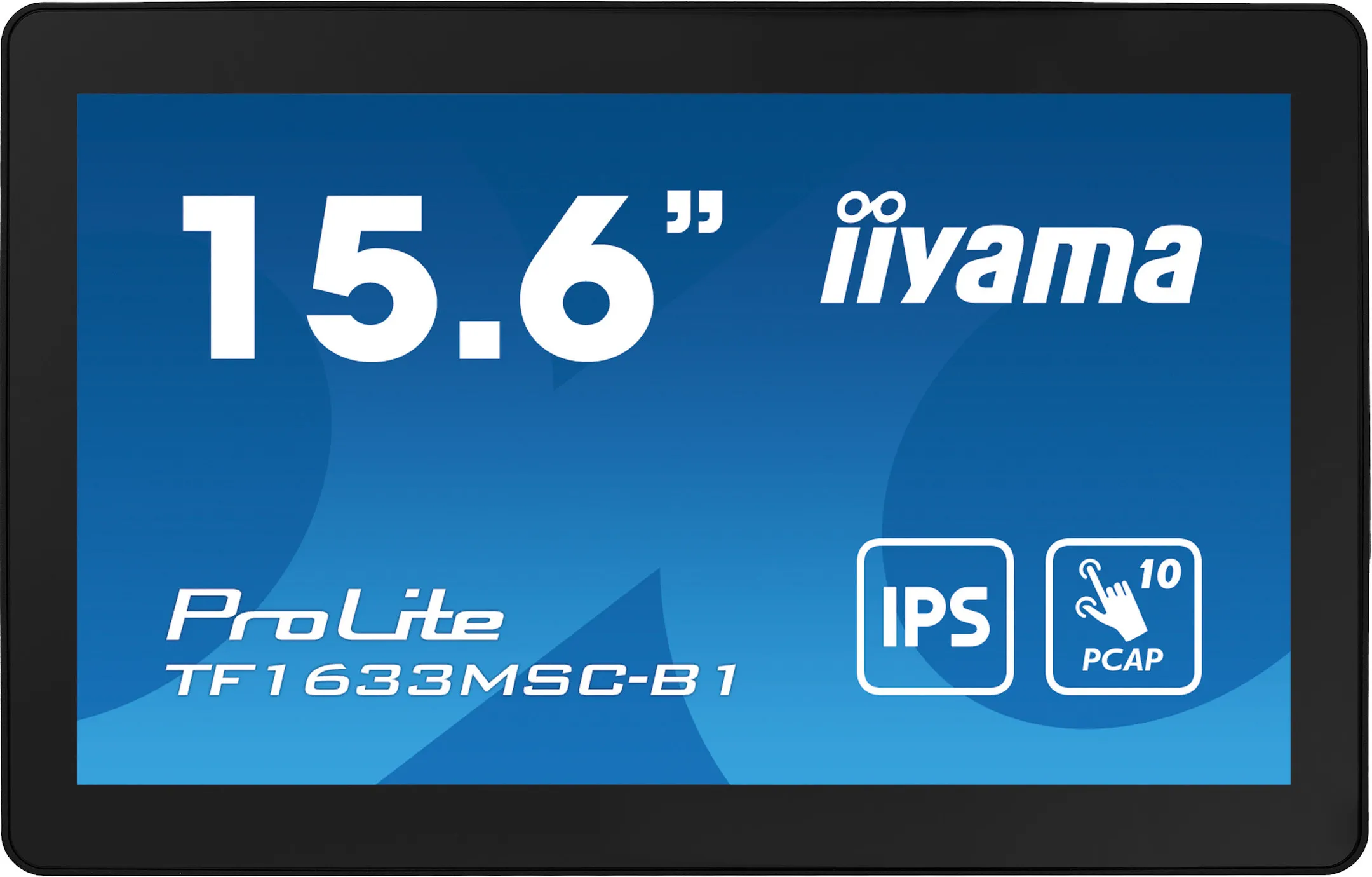 iiyama TF1633MSC-B1 16" IPS Monitor, 1920 x 1080 Full HD, 68Hz, 5ms