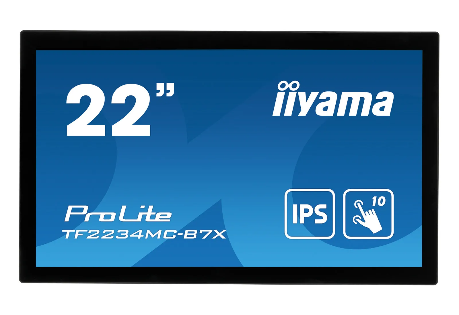 iiyama PROLITE TF2234MC-B7X 22" IPS Monitor, 1920 x 1080 Full HD, 60Hz, 8ms
