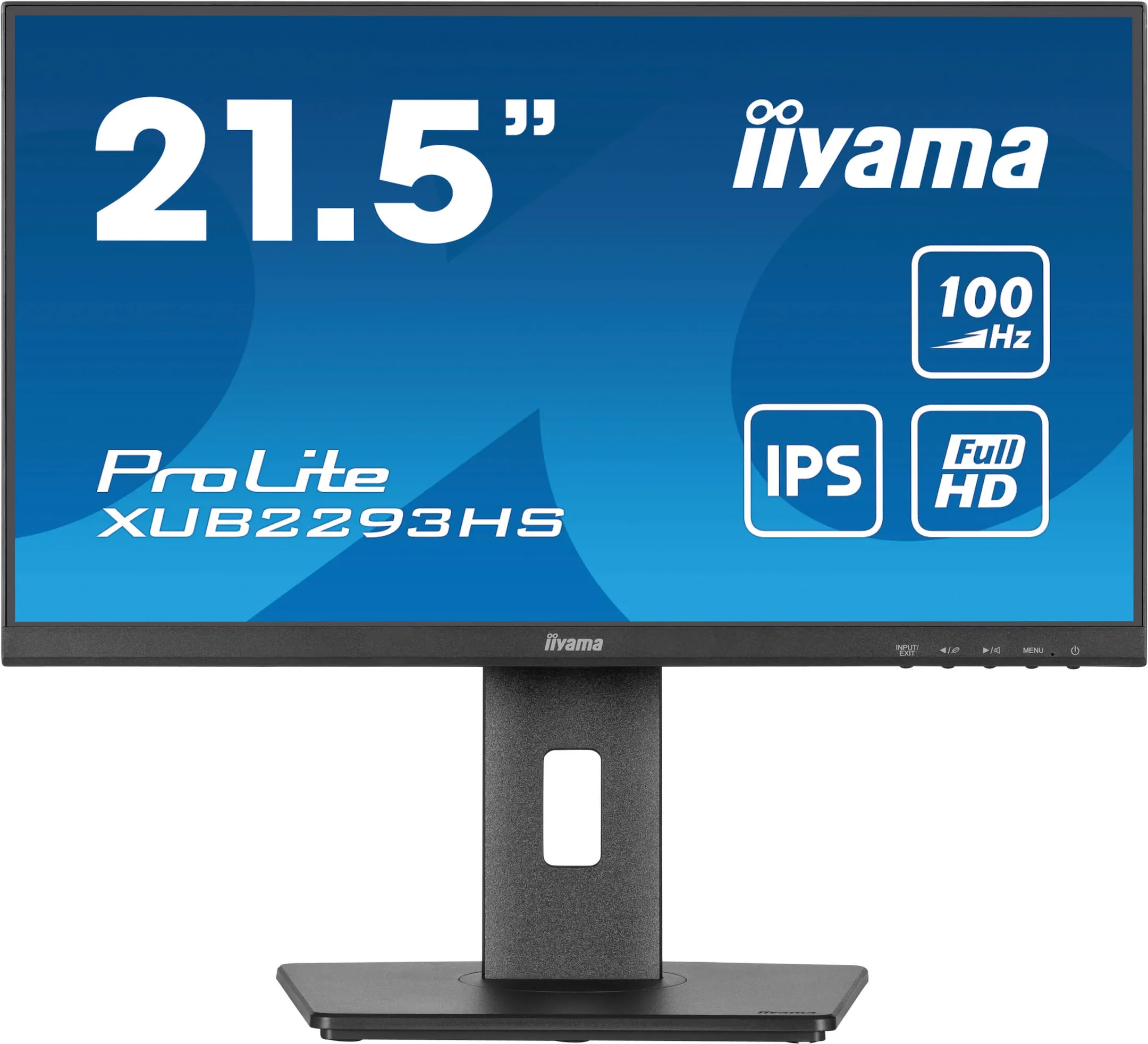 iiyama XUB2293HS-B6 22" IPS Monitor, 1920 x 1080 Full HD, 100Hz, 1ms