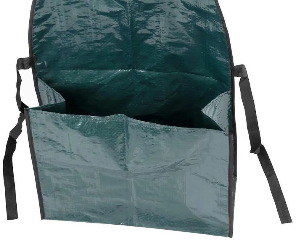 PROREGAL Strapazierfähige Gartenschürze mit Tasche, 61x36cm, grün