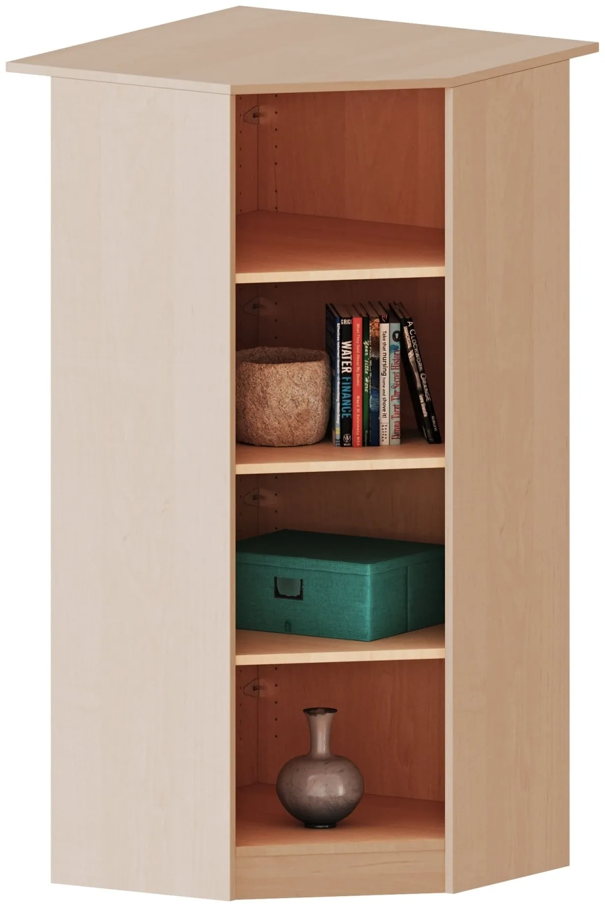 Inneneckregal mit 4 Fächern, Höhe 154 cm - EVO180 Serie