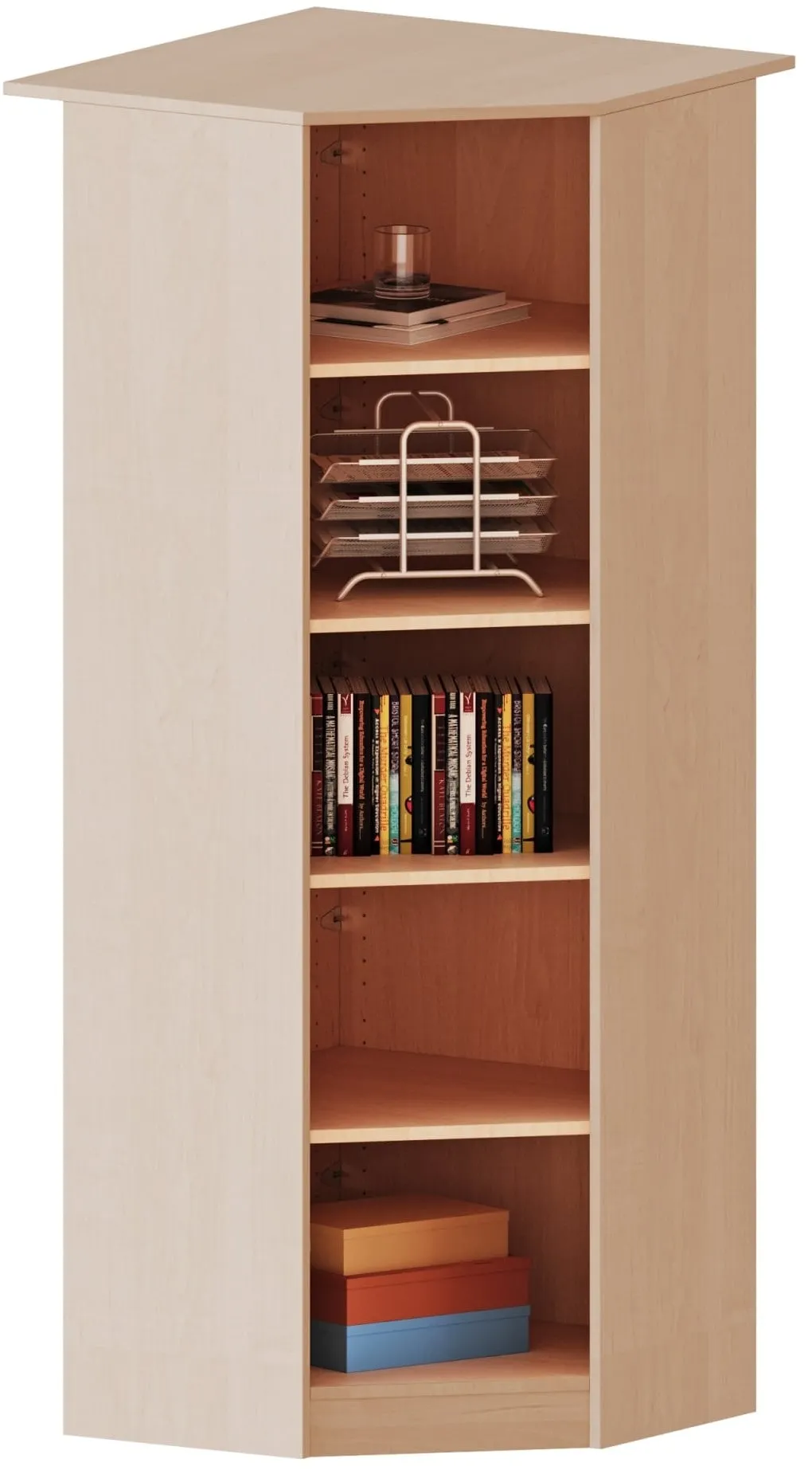 Inneneckregal mit 5 Fächern, Höhe 190 cm - EVO180 Serie
