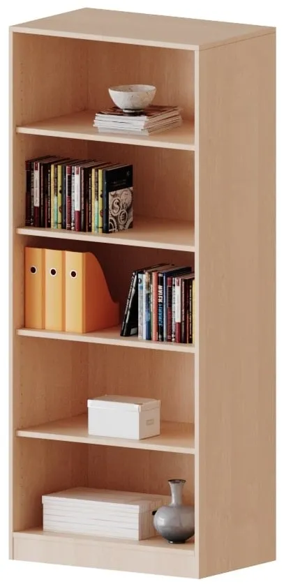 Regal mit 5 offenen Fächern, Höhe 190 cm - EVO180 Serie
