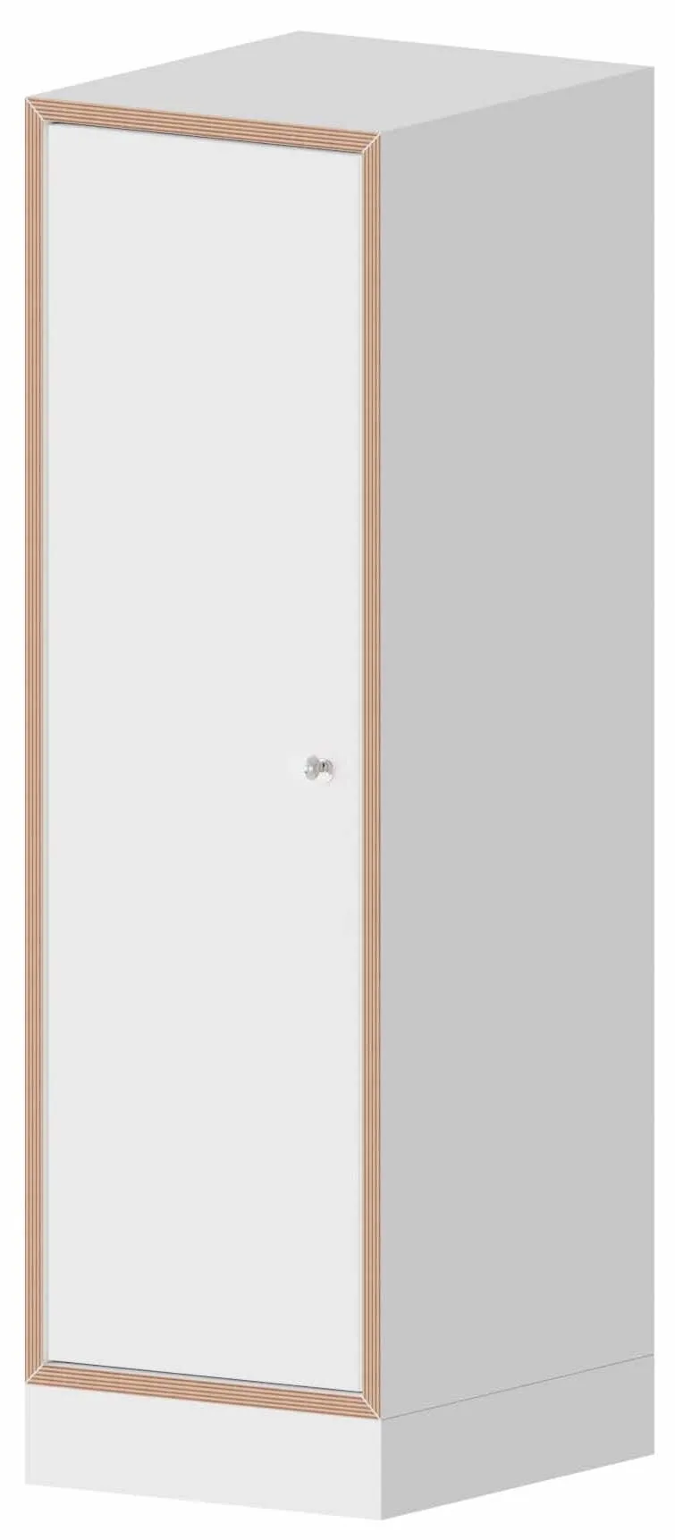 Conen Schrank einreihig mit 3 Ordnerhöhen und abschließbarer Tür - qickly® Serie