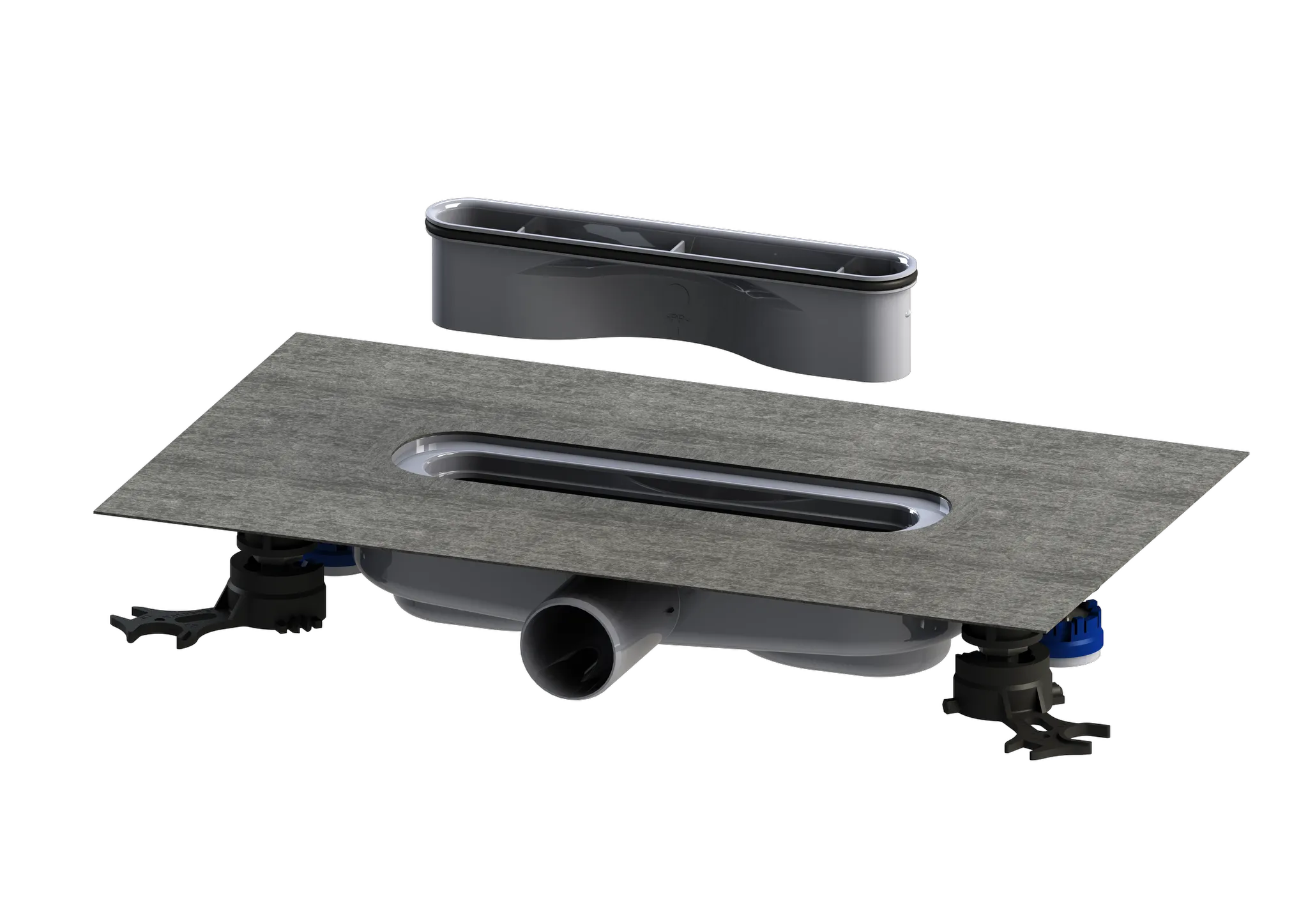 Kaldewei Ablaufgarnitur Horizontal Flat „FlowDrain“ Modell 4204