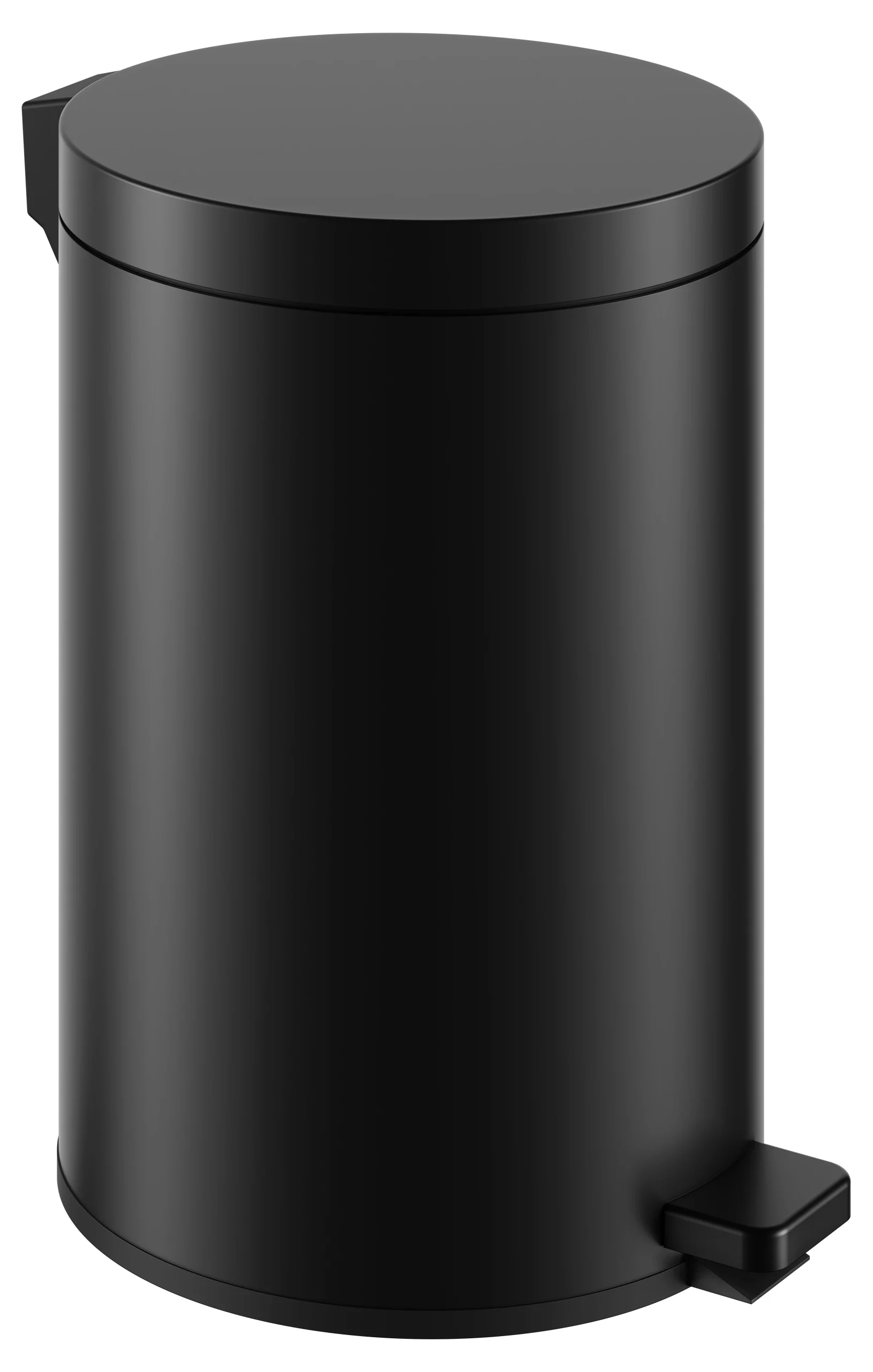 Universalartikel Abfallbehälter schwarz matt Badetuchhalter E11 11101, sw-matt 600mm